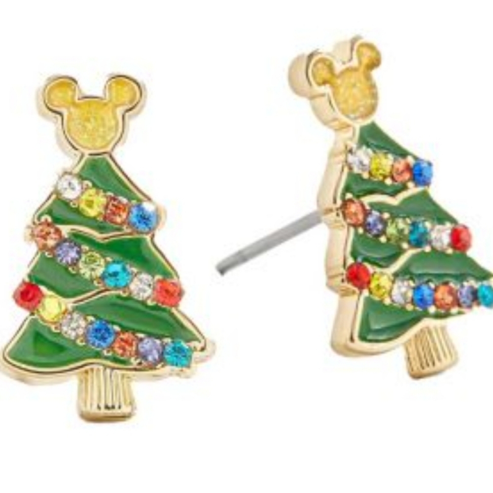 Mickey Mouse BaubleBar Christmas Tree Earrings BRAND NEW